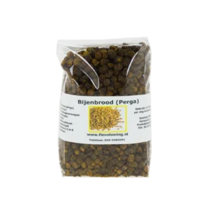 250 gram bijenbrood, ook genoemd perga, te koop bij Imkerij Flevohoning