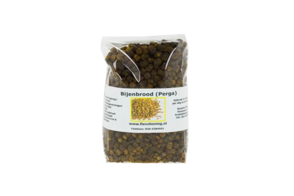250 gram bijenbrood, ook genoemd perga, te koop bij Imkerij Flevohoning