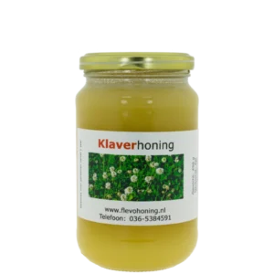 450 gram klaverhoning online te koop van Imkerij Flevohoning