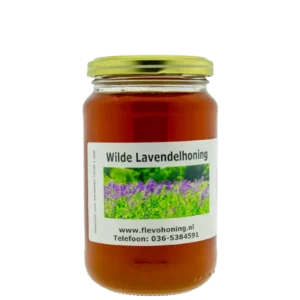 450 gram wilde lavendelhoning online te koop van Imkerij Flevohoning