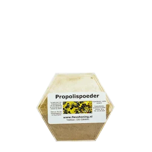 30 gram propolispoeder te koop in de online webwinkel van Imkerij Flevohoning.